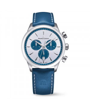 Szwajcarski elegancki zegarek męski Maurice Lacroix 1975 Chronograph 751038-SS001-131-4