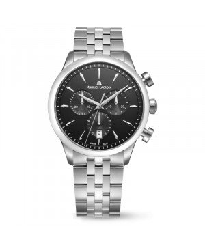 Szwajcarski elegancki zegarek męski Maurice Lacroix 1975 Chronograph 751038-SS002-330-1