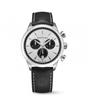 Szwajcarski elegancki zegarek męski Maurice Lacroix 1975 Chronograph 751038-SS001-130-2