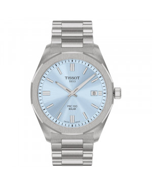 Szwajcarski elegancki zegarek męski Tissot PRC 100 Solar T151.422.11.351.00