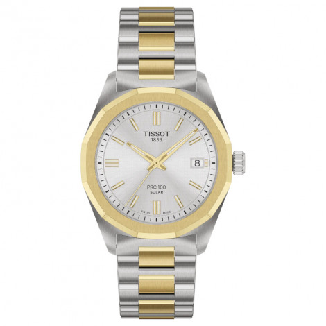 Szwajcarski elegancki zegarek damski Tissot PRC 100 Solar T151.822.22.031.00