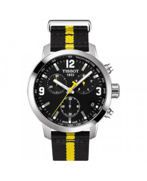 Szwajcarski, sportowy zegarek TISSOT PRC 200 Chronograph Tour de France Special Edition T055.417.17.057.01 (T0554171705701)