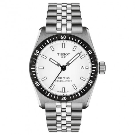 Szwajcarski elegancki zegarek męski Tissot PR516 Powermatic 80 T149.407.11.031.00