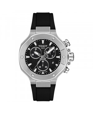 Szwajcarski sportowy zegarek męski TISSOT T-Race Quartz Chronograph T141.817.17.051.00