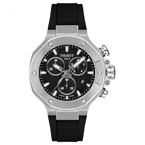 Szwajcarski sportowy zegarek męski TISSOT T-Race Quartz Chronograph T141.817.17.051.00