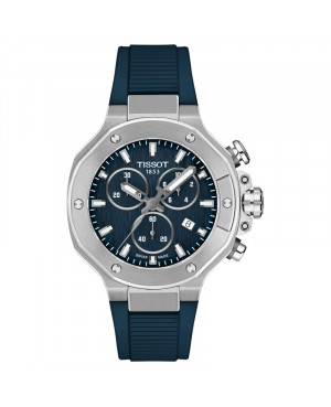 Szwajcarski sportowy zegarek męski TISSOT T-Race Quartz Chronograph T141.817.17.041.00