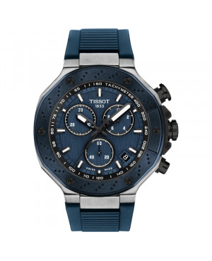 Szwajcarski sportowy zegarek męski TISSOT T-Race Quartz Chronograph T141.417.27.041.00