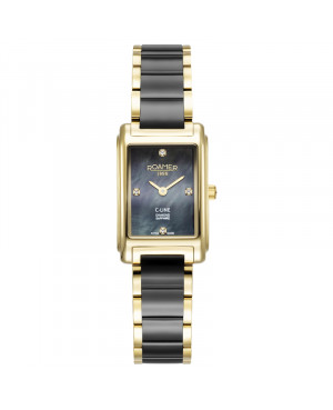 Szwajcarski elegancki zegarek damski ROAMER C-Line Diamond 659845 48 89 60 (659845488960)