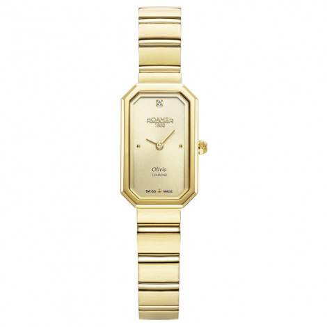 Szwajcarski elegancki zegarek damski Roamer Olivia Diamond 627845 48 39 20