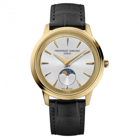 Szwajcarski klasyczny zegarek męski Frederique Constant Classics Moneta Moonphase FC-206S3S5