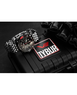 Sportowy zegarek męski Vostok Europe Batiscafos Chrono Marcin Tybura Tybur Limited Edition 2026 6S21/511ES14B