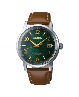 Japoński, klasyczny zegarek męski SEIKO Presage Cocktail Time SRPE45J1
