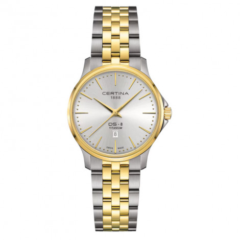 Szwajcarski klasyczny zegarek damski Certina DS-8 Lady C045.010.55.031.00