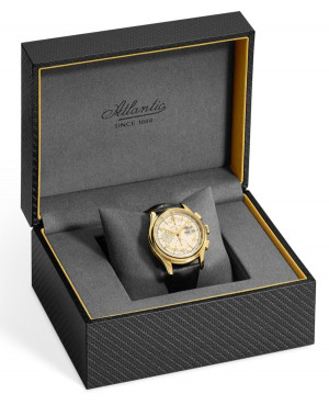 Szwajcarski elegancki zegarek męski Atlantic Worldmaster Prestige Valjoux Limited Edition 2026 55853.45.35