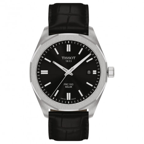 Szwajcarski elegancki zegarek męski Tissot PRC 100 Solar T151.422.16.051.00