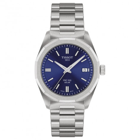 Szwajcarski elegancki zegarek damski Tissot PRC 100 Solar T151.822.11.041.00