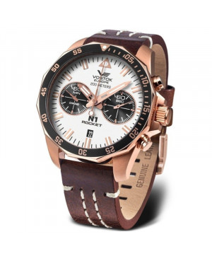 Sportowy zegarek męski Vostok Europe Rocket N-1 Chrono 6S21/225B619