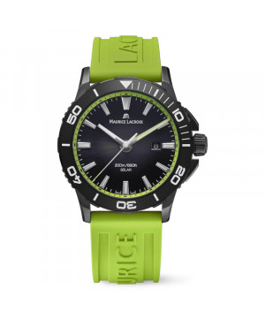 Szwajcarski sportowy zegarek męski Maurice Lacroix Pontos S Solar PT1008-DLB00-330-5