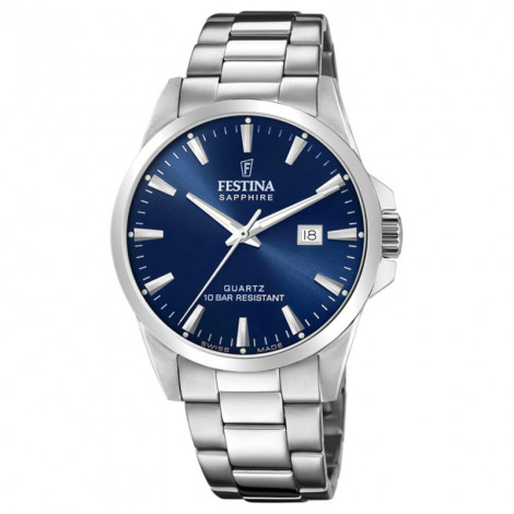 Szwajcarski elegancki zegarek męski Festina Swiss Made F20024/3 (F200243)