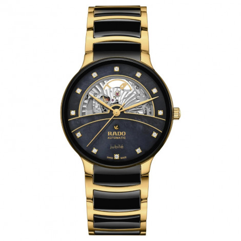 Szwajcarski elegancki zegarek męski Rado Centrix Open Heart Diamonds R30008902