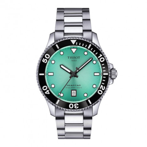 Szwajcarski sportowy zegarek męski Tissot Seastar 1000 40mm T120.410.11.091.00