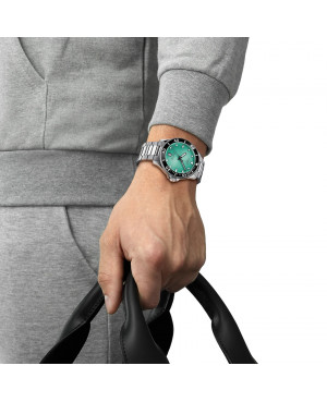 Szwajcarski sportowy zegarek męski Tissot Seastar 1000 40mm T120.410.11.091.00