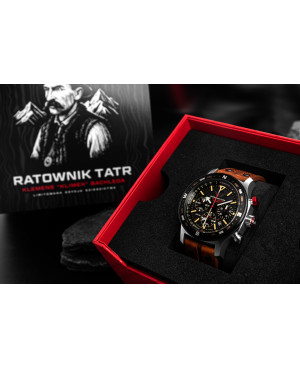Zegarek męski Vostok Europe Expedition Ratownik Tatr Klemens „Klimek” Bachleda Limited Edition 6S20-598ES16
