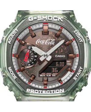 Zegarek męski Casio G-Shock GA-2100 Coca-Cola Collaboration GA-2100CC-3AER