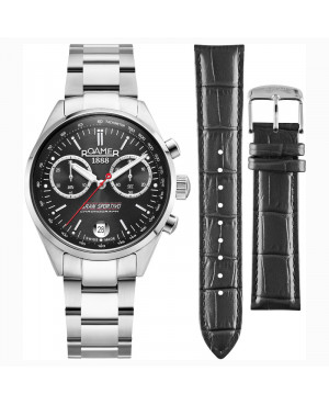 Szwajcarski elegancki zegarek męski Roamer Gran Sportivo 978818 41 85 20