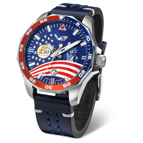 Zegarek męski Vostok Europe N1 Rocket USA 250 Years Limited Edition NH35A-225AS22