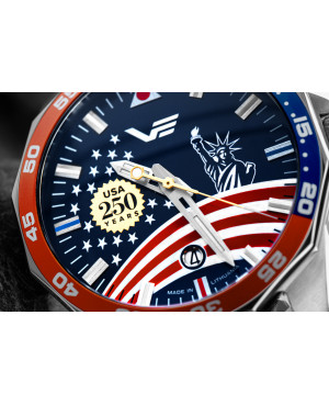 Zegarek męski Vostok Europe N1 Rocket USA 250 Years Limited Edition NH35A-225AS22