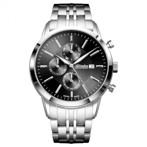 Szwajcarski zegarek męski Adriatica Classic Sapphire Chronograph A8306.5114CH