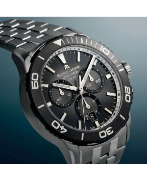 Szwajcarski zegarek męski Maurice Lacroix Pontos S Solar Chronograph PT1038-SSL22-330-1
