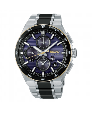 Japoński zegarek męski Seiko Astron GPS Solar Dual-Time Chronograph 145th Anniversary Limited Edition HAB011J1