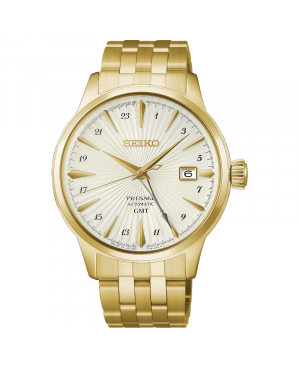 Japoński zegarek męski Seiko Presage Cocktail Time Daiquiri GMT HCB004J1