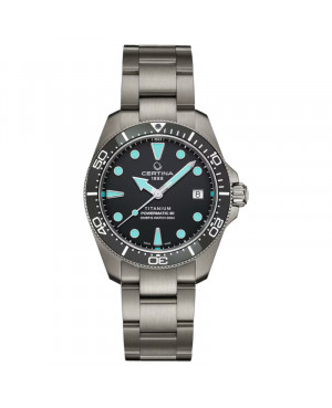 Szwajcarski zegarek unisex Certina DS Action Diver 38mm Titanium Powermatic 80 C048.807.44.081.00