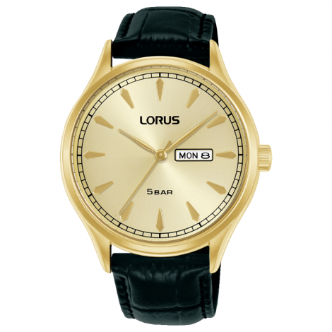 Japoński zegarek męski Lorus Classic Day-Date RH328BX9
