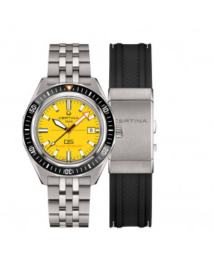 Szwajcarski zegarek męski Certina DS Super PH2000M Powermatic 80 Titanium C050.607.44.361.02
