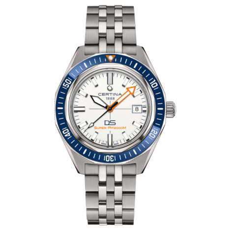 Szwajcarski zegarek męski Certina DS Super PH2000M Powermatic 80 Titanium C050.607.44.011.02