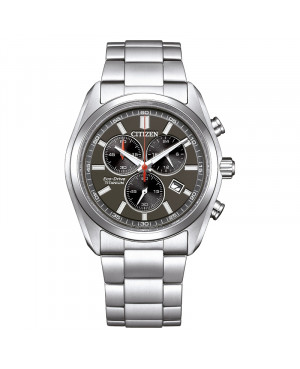 Japoński zegarek męski Citizen Super Titanium Chronograph Eco-Drive AT2590-59E