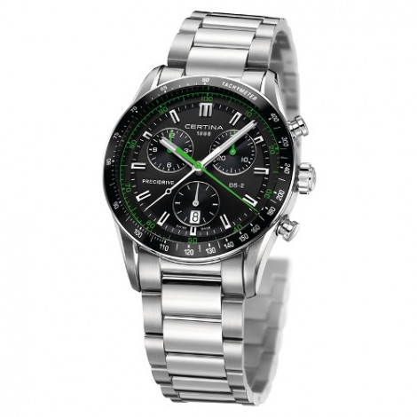 Szwajcarski, sportowy zegarek męski Certina DS-2 Chronograph 1/100 sec C024.447.11.051.02 (C0244471105102)