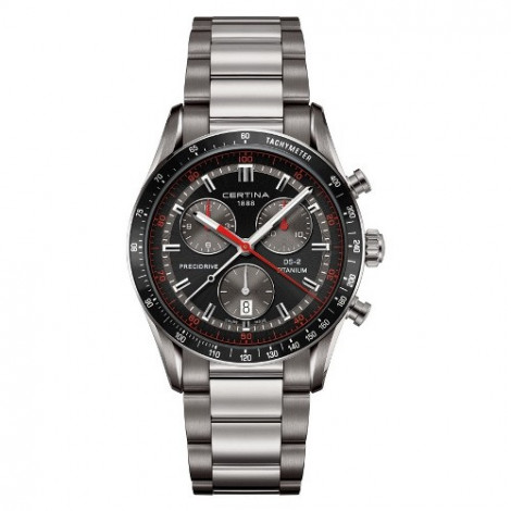 Szwajcarski sportowy zegarek męski Certina DS-2 Chronograph 1/100 sec C024.447.44.051.00 (C0244474405100)