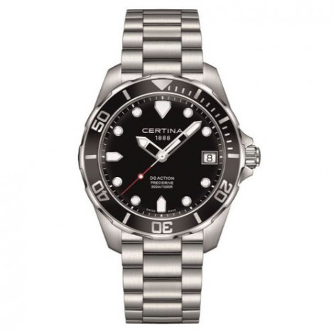 Szwajcarski zegarek męski do nurkowania Certina DS Action Gent C032.410.11.051.00 (C0324101105100)