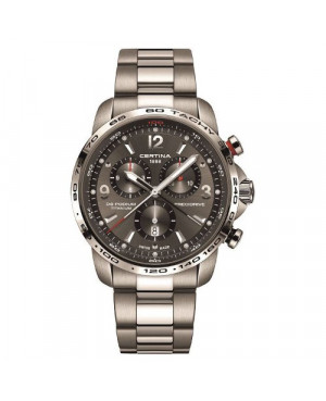 Szwajcarski, sportowy zegarek męski Certina DS Podium Chronograph 1/100 sec C001.647.44.087.00 (C0016474408700)