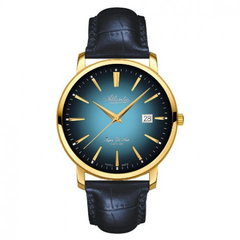 Klasyczny zegarek męski Atlantic Super De Luxe 64351.45.51 (643514551)
