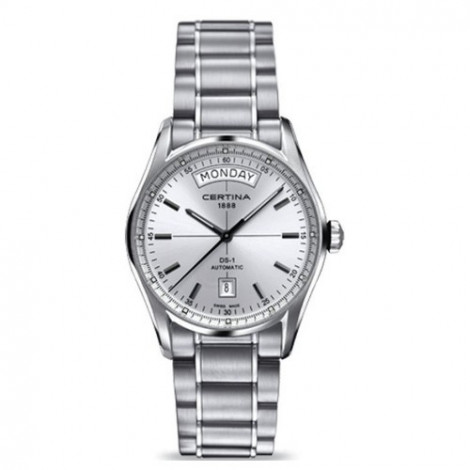 Szwajcarski, klasyczny zegarek męski Certina DS-1 Day-Date C006.430.11.031.00 (C0064301103100)