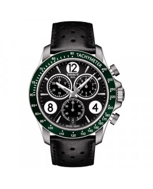 Szwajcarski, sportowy zegarek męski TISSOT V8 Quartz Chronograph T106.417.16.057.00 (T1064171605700) na pasku