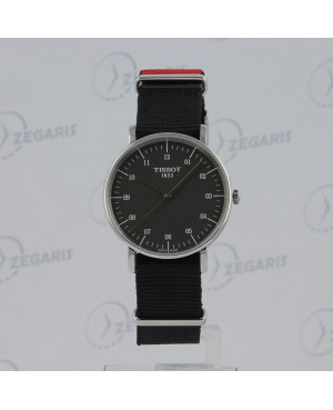 Szwajcarski, klasyczny zegarek męski Tissot Everytime Medium T109.410.17.077.00 (T1094101707700) szafirowe szkło