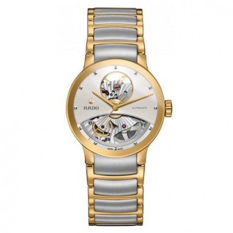 Szwajcarski, elegancki zegarek damski RADO Centrix Diamonds Skeleton R30246013