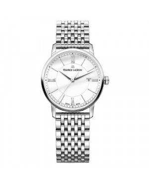 Klasyczny zegarek damski MAURICE LACROIX Eliros Date Ladies EL1094-SS002-110-1 (EL1094SS0021101)